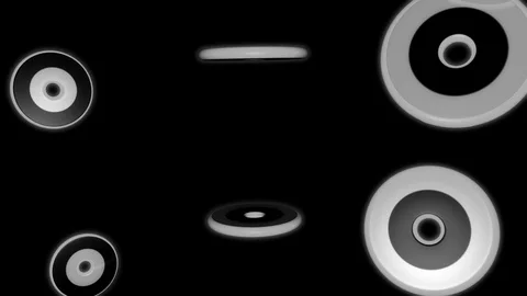 Flying monochrome striped Stock-Footage 98225820