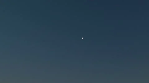 Flying By the Moon 스톡 동영상 12193090