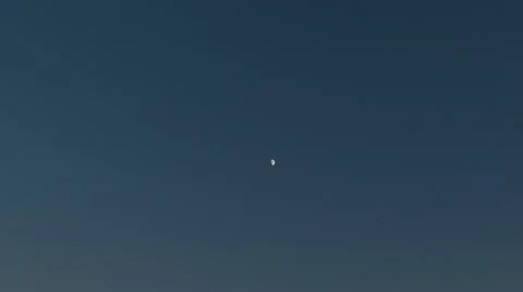 Flying By the Moon 스톡 동영상 12193091