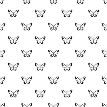 Flying moth pattern seamless 스톡 일러스트