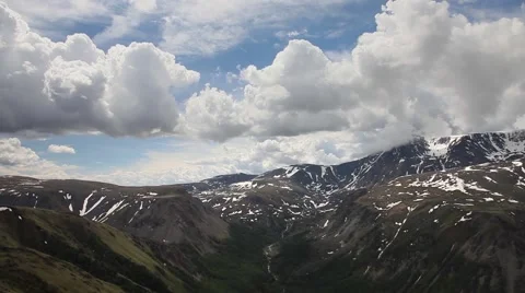 Flying in a mountain gorge. Stock Footage 40425068