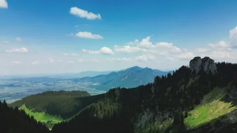 Flying in the mountains Stock Footage 246712532