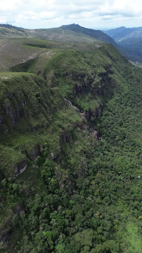 Flying by mountains Minas Gerais Stock Footage 309512047