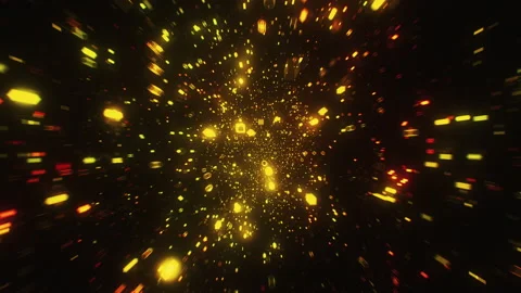 Flying movement at yellow datum digital dynamic computing illuminated big data Stock Footage 170006302