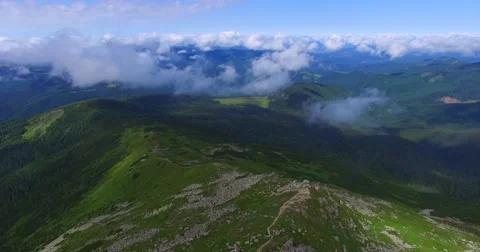 Flying next to the clouds Stock-Footage 65300136