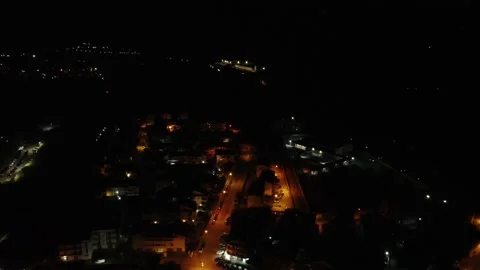  flying into the night Stock Footage 205164124