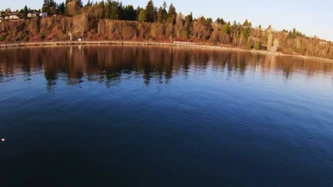 Flying Obove the Ocean Video stock 160010535