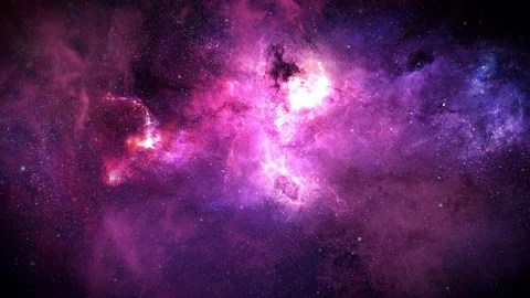 Flying In Orion Nebula, Animation Loop Stock Footage 137934420