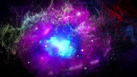Flying In Orion Nebula, Animation Loop Stock Footage 155867958