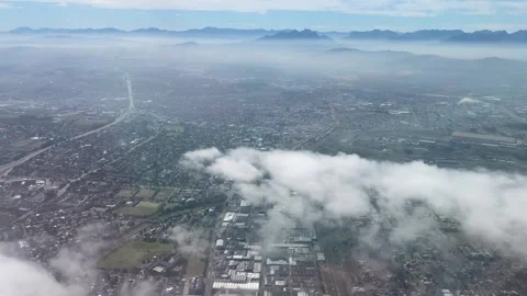 Flying out of  Cape Town Stock Footage 270155007