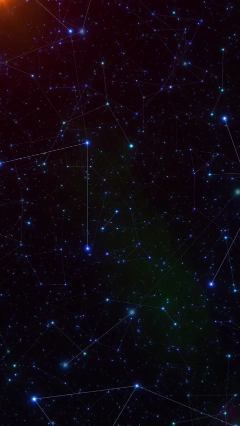 Flying in outer space. Vertical looped video Stock Footage 226368367