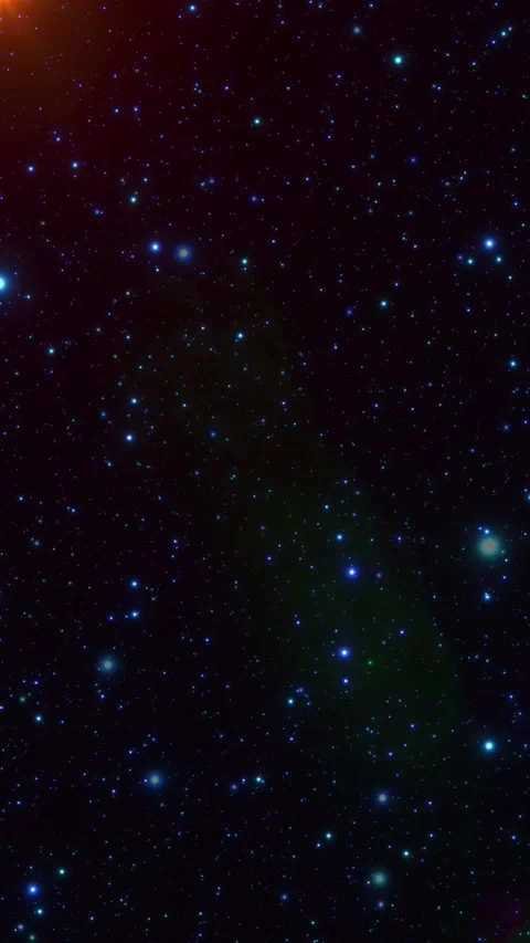 Flying in outer space. Vertical looped video Vídeos de archivo 229459580