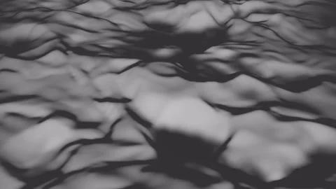 Flying over the abstract gray surface of the moon. 3D render. Stock Footage 165867062