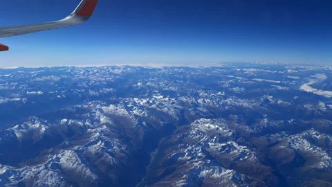 Flying over the Alps. Stock Footage 164350521