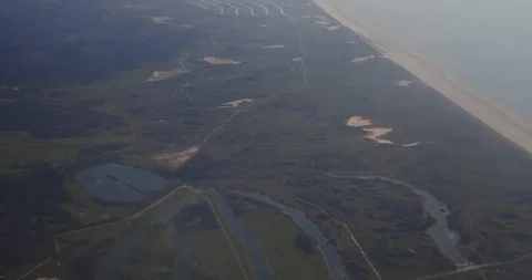 Flying over Amsterdam Stock Footage 89186122