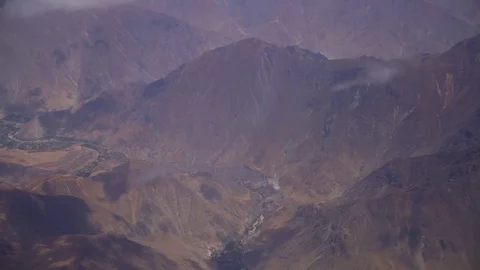 Flying over Andes Mountains Video stock 83650332