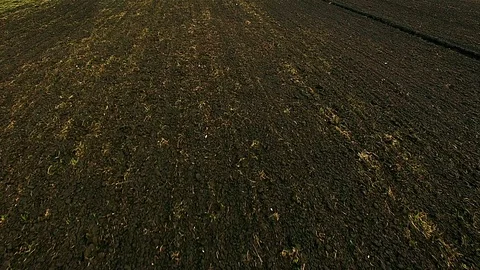 Flying over the arable land 스톡 동영상 94962610