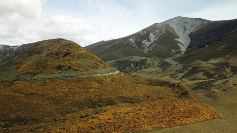 Flying over Arthur's Pass, New Zealand Stock Footage 101813389