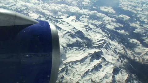 Flying over the Austrian Alps Stock Footage 701827