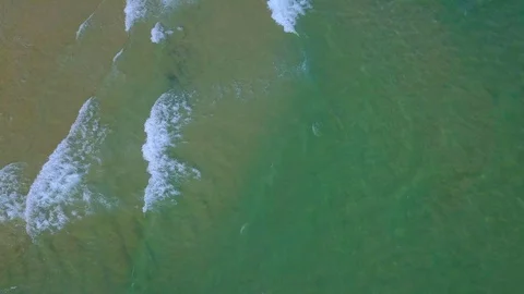 Flying over the beach Video stock 121311736