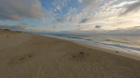 Flying over the beach 스톡 동영상 157999303