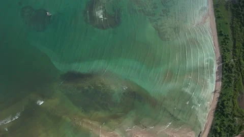 Flying over the beach of So Miguel dos Milagres, touristic and paradisiacal b Vidéo 196263506