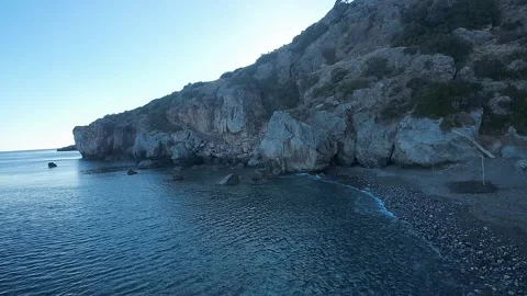 FLYING OVER BEAUTIFUL BAY Stock Footage 280917691