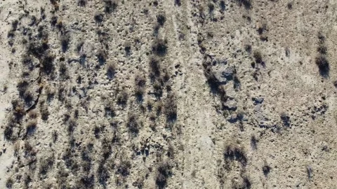 Flying over a beautiful mountain with a view of the mountain faults on the b Stock Footage 238912703