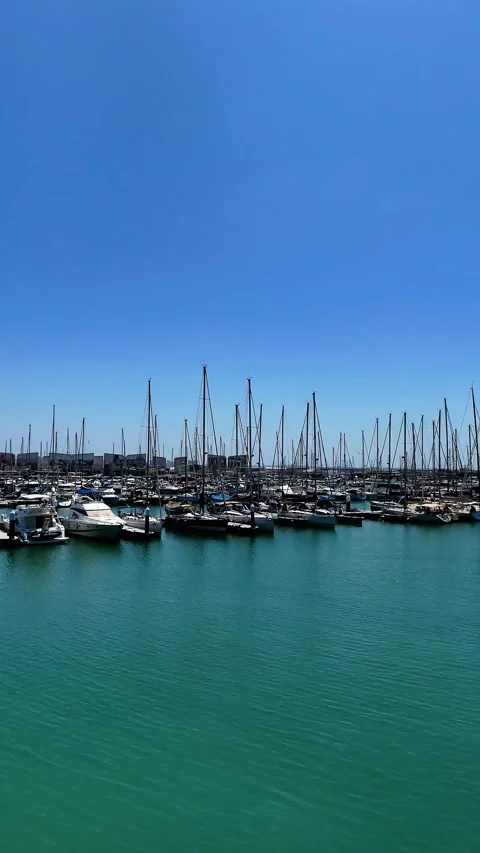 Flying over the boats 動画素材 316182012