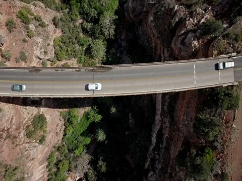 Flying Over Bridge Stock Footage 72499847