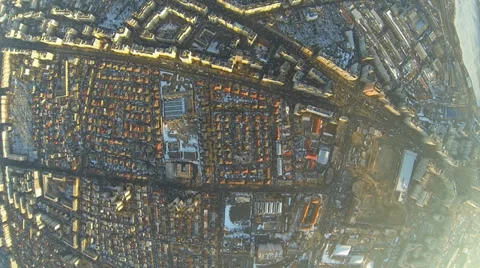 Flying Over Bucharest Stock Footage 35579604