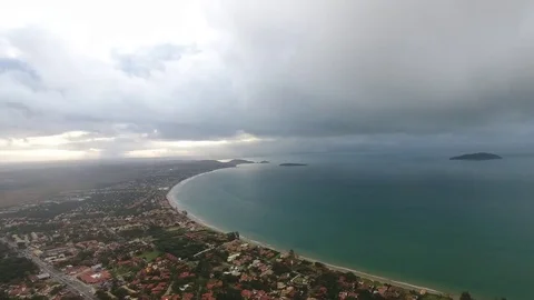 Flying over Búzios Stock Footage 81133550