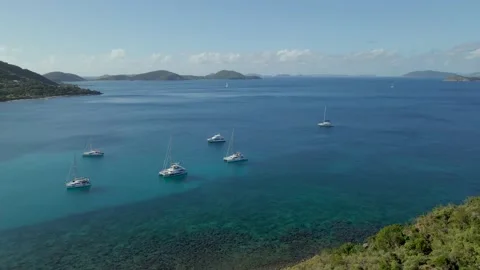 Flying Over BVI Stock Footage 167607332