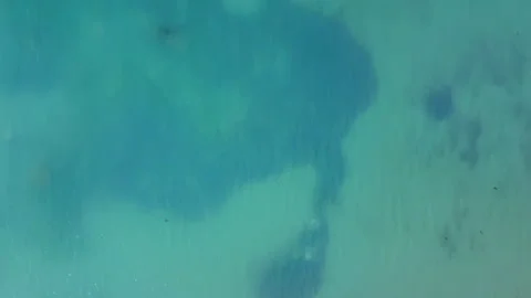 Flying over the calm surface of the Black Sea. Stock Footage 151955671