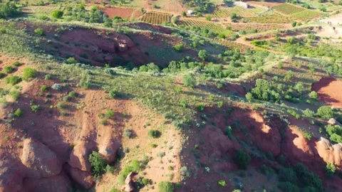 Flying over Cappadocia Stock Footage 247955041