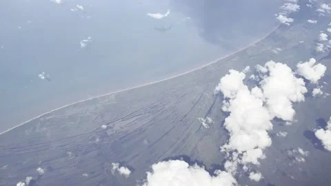 Flying Over the Caribbean Stock Footage 283748209