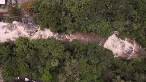 Flying over the city of Brotas, in the interior of the state of So Paulo, B.. Stock Footage 256820356
