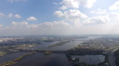 Flying Over The City Stock Footage 64069497