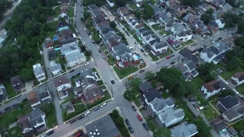 Flying over a city Stock Footage 311575913