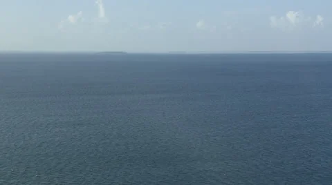 Flying Over Clear Ocean Stock Footage 26201040