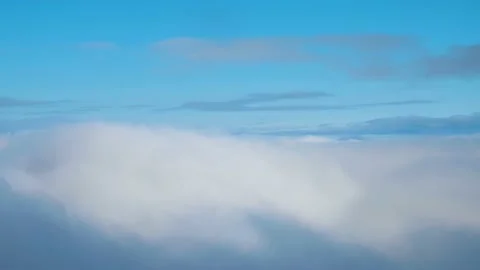 Flying Over Clouds, Air Transportation Background Stock Footage 168350941