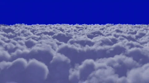 Flying over Clouds + alpha 720p Stockbeeldmateriaal 97650