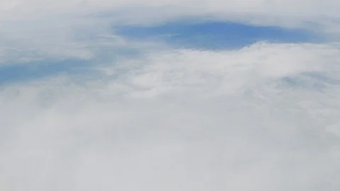 Flying Over The  Clouds With Beautiful weather, Seamlessly Looped Stock Footage 103036721