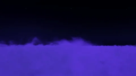 Flying over clouds - blue Stock Footage 205385128