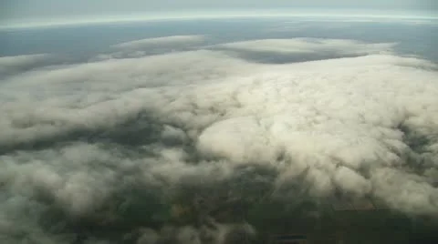 Flying over clouds Stock Footage 10909667