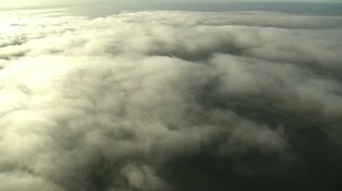 Flying over the clouds Stock Footage 10909676