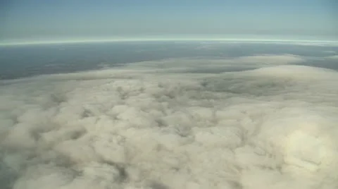 Flying over clouds Stock Footage 10909710
