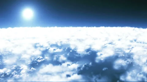 Flying over the clouds Stock-Footage 33847970