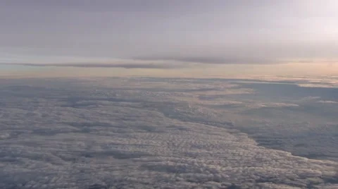 Flying over clouds 库存影片 44553993