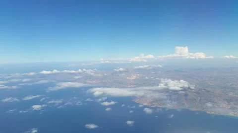 Flying over the clouds Video stock 51579839